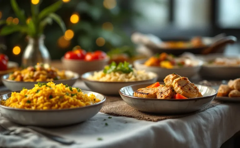 Délices basques disposés en avant-plan, mettant en avant leur diversité et leur authenticité.